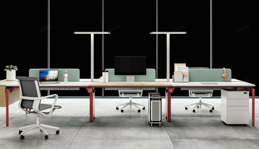 現(xiàn)代職員辦公桌【九】